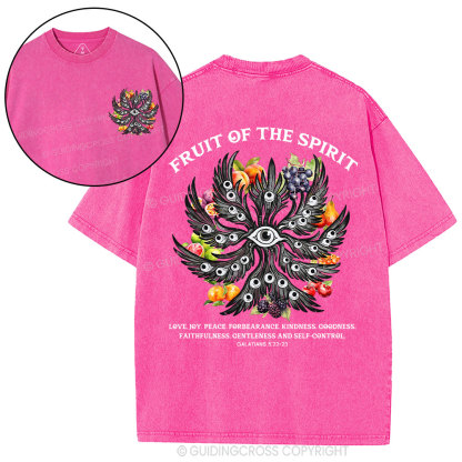 Fruit Of The Spirit Christian Washed T-Shirt