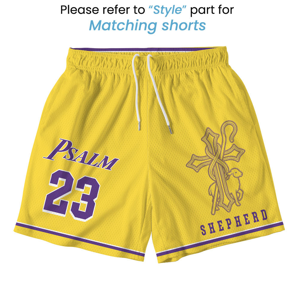 Psalm 23 The Lord Is My Shepherd Christian Mesh Jersey