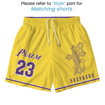Psalm 23 The Lord Is My Shepherd Christian Mesh Jersey