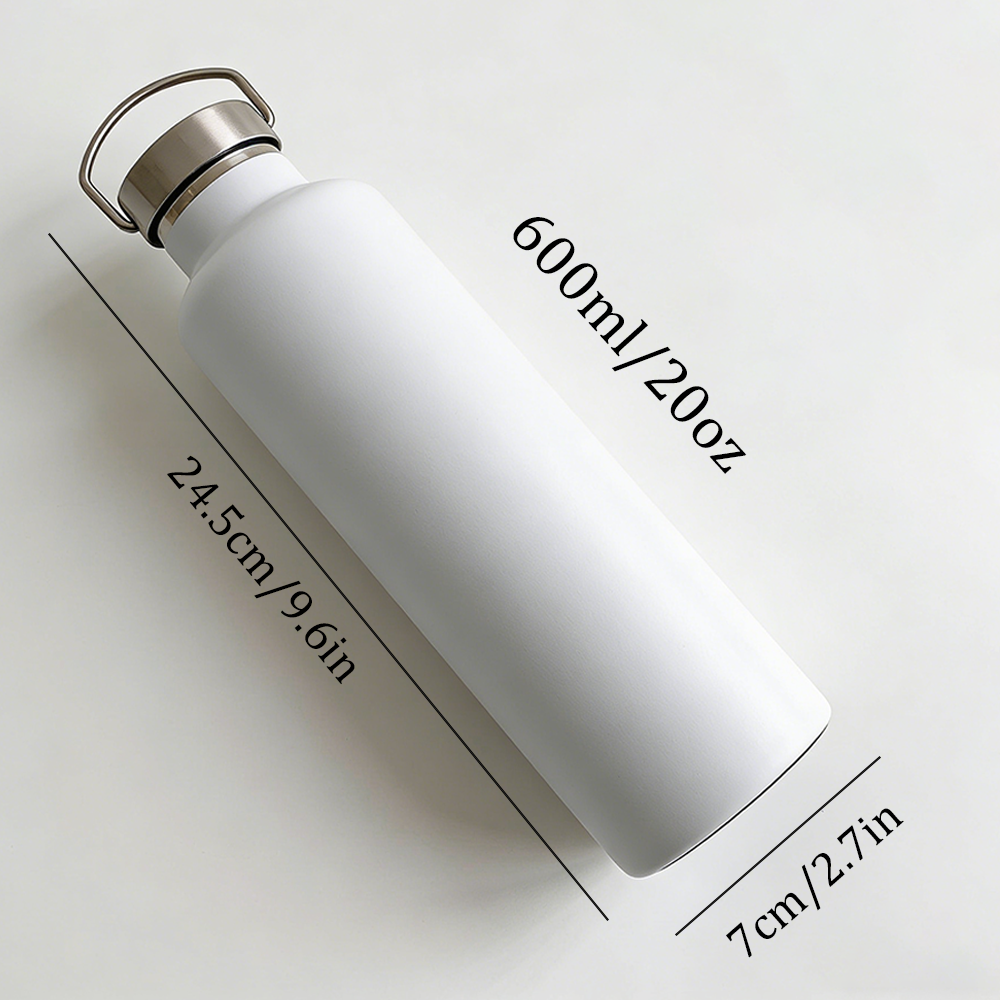 Christian Stainless Steel Insulated Travel Sports Water Bottle with Handle