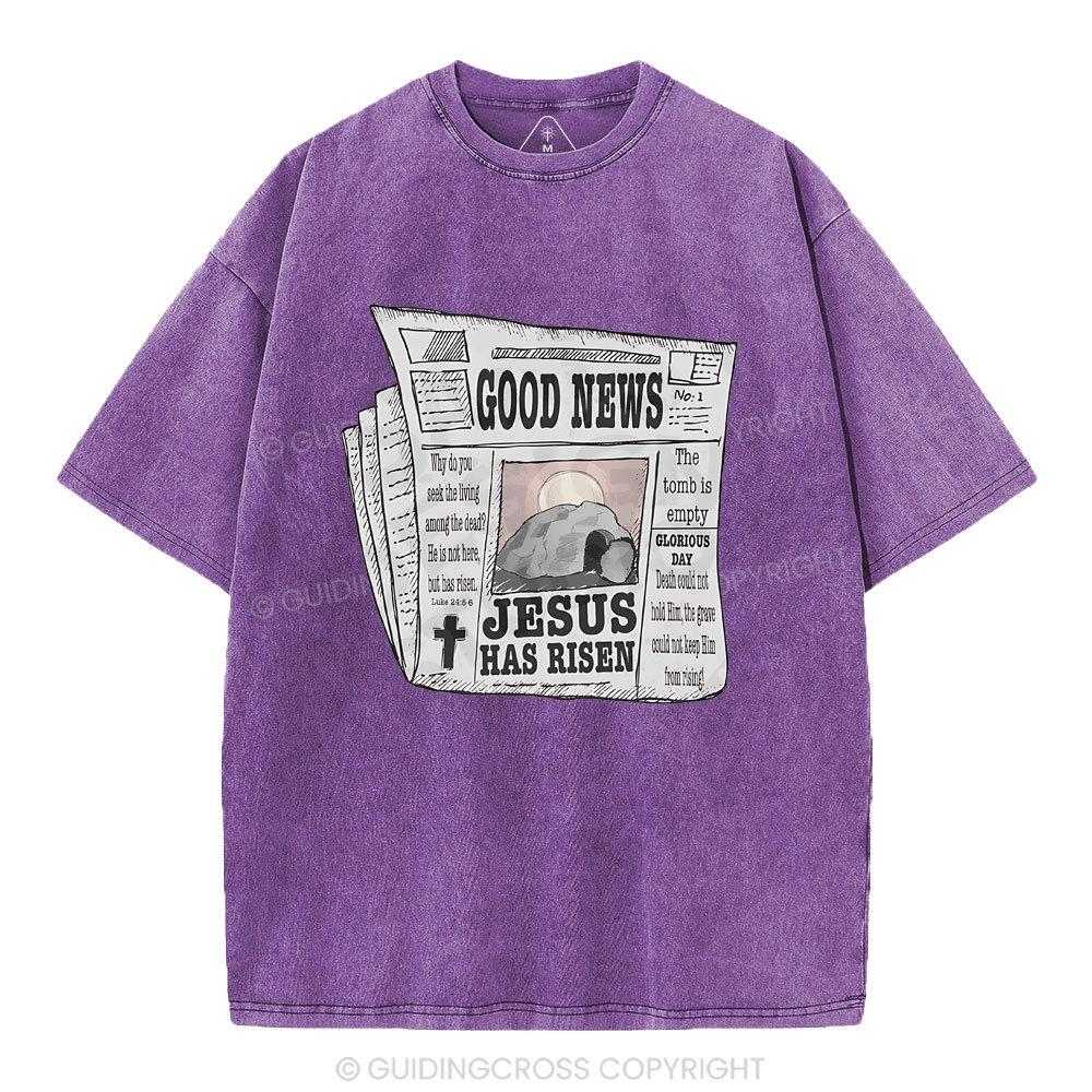 Good News  Christian Washed T-Shirt