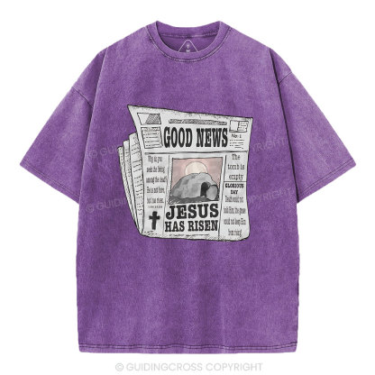 Good News  Christian Washed T-Shirt