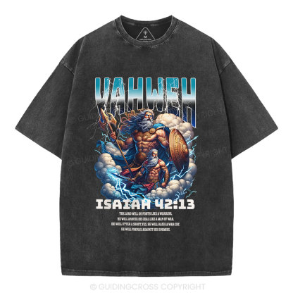 Yahweh Christian Washed T-Shirt
