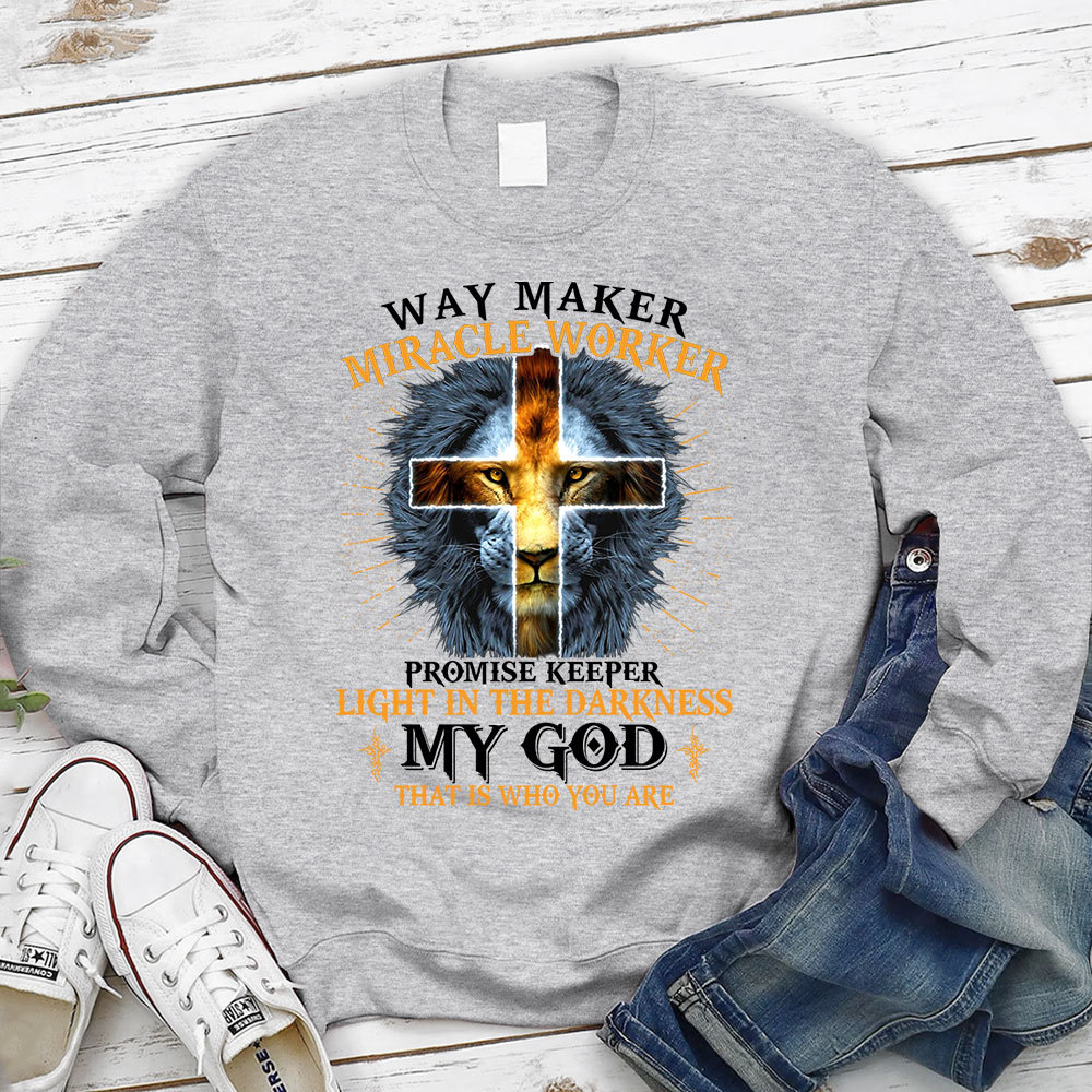 Way Maker Christian Sweatshirt Sale - GuidingCross
