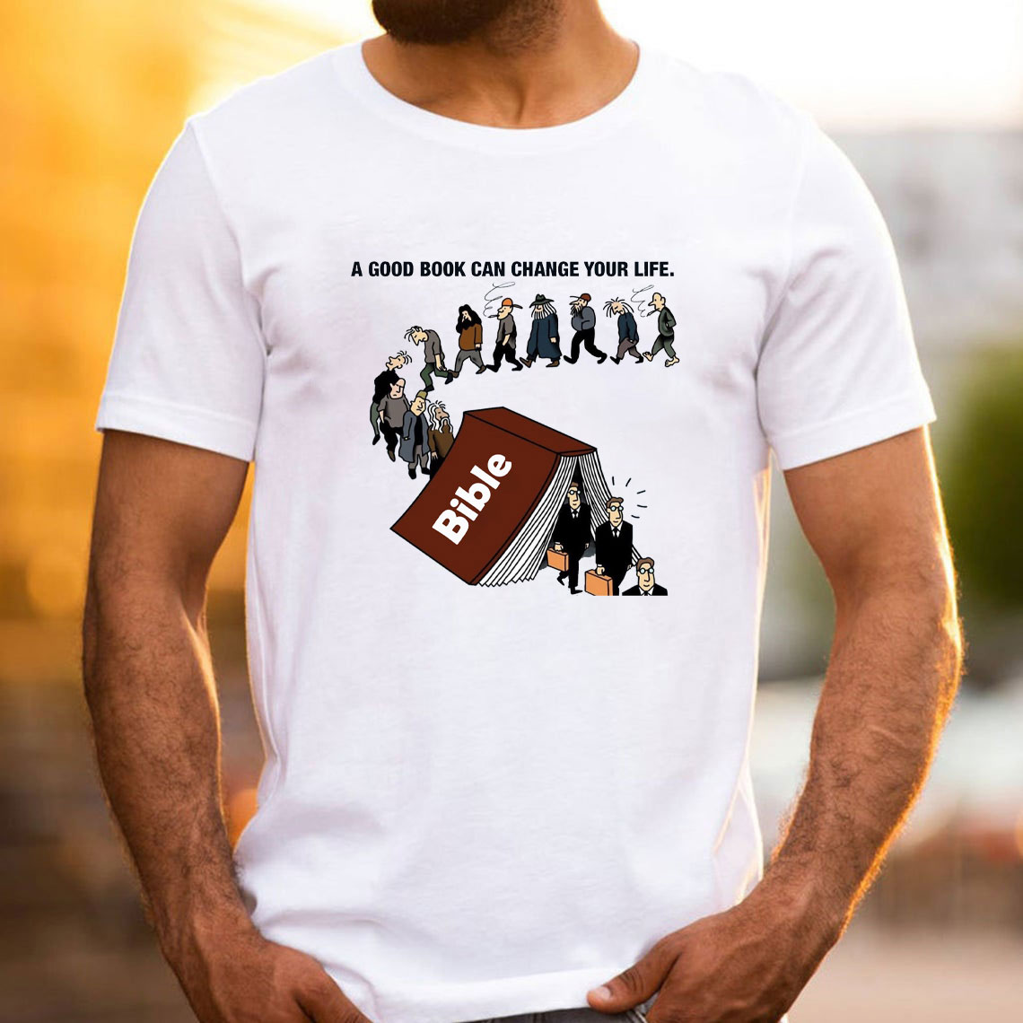 A Good Book Can Change Your Life Christian T-Shirt
