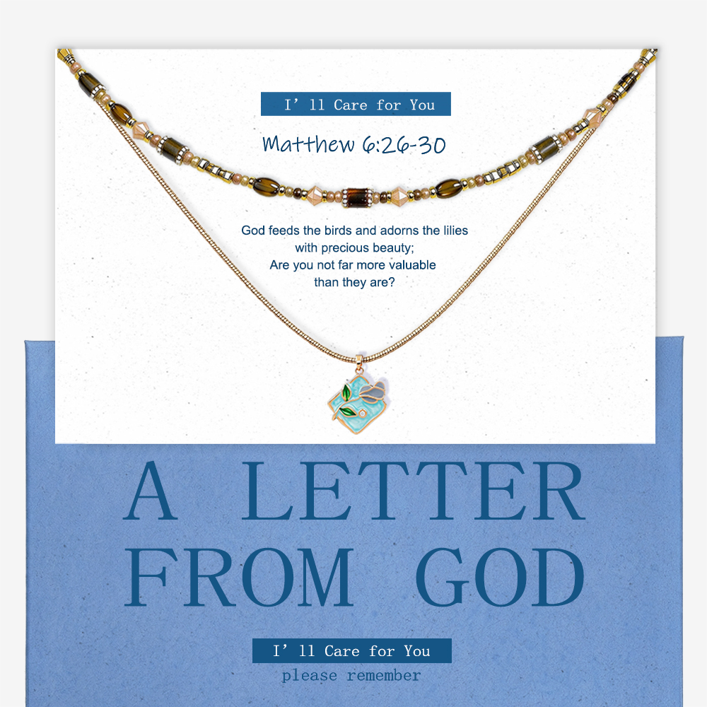 A Letter from God Lily Christian Necklace