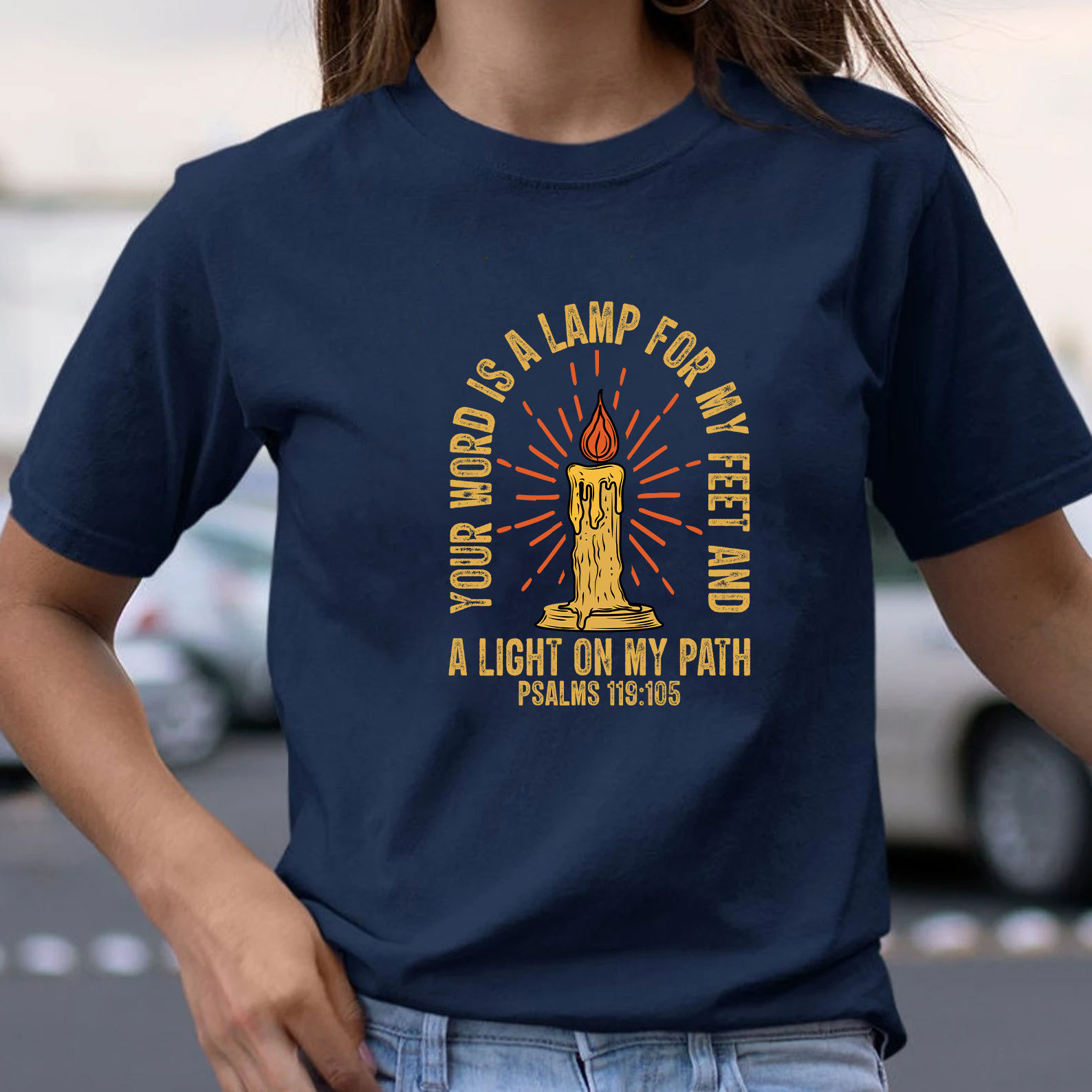 A Light On My Path Christian T-Shirt