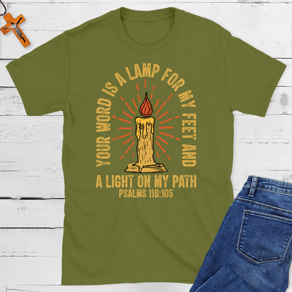 A Light On My Path Christian T-Shirt