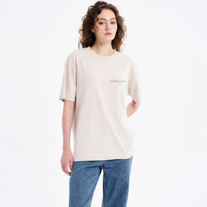 A Living Proof Of A Loving God Christian Washed T-Shirt