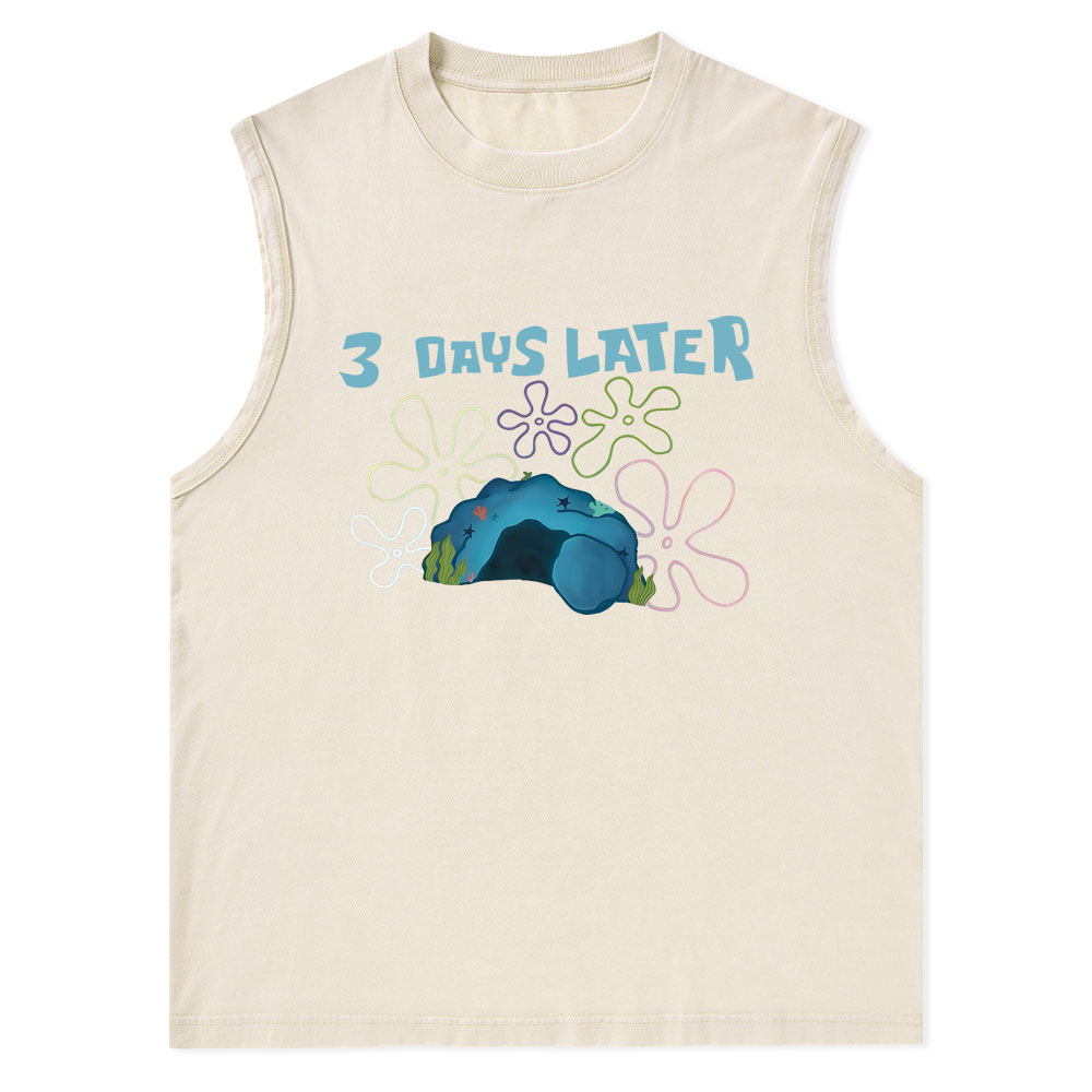A Lot Can Happen IN 3 Days Christian Washed Tank Top
