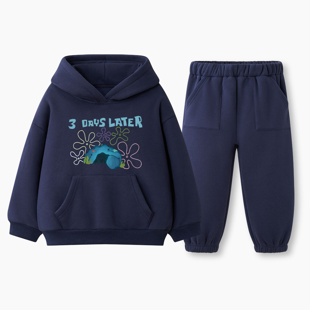 A Lot Can Happen In 3 Days Christian Kid Fleece Hoodie Set