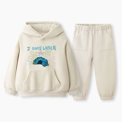 A Lot Can Happen In 3 Days Christian Kid Fleece Hoodie Set