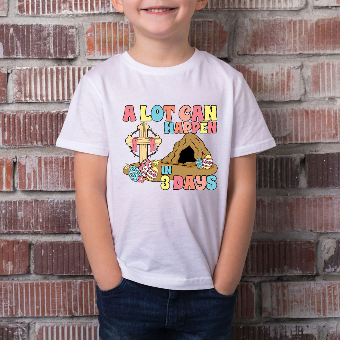 A Lot Can Happen In 3 Days Christian Kid T-Shirt