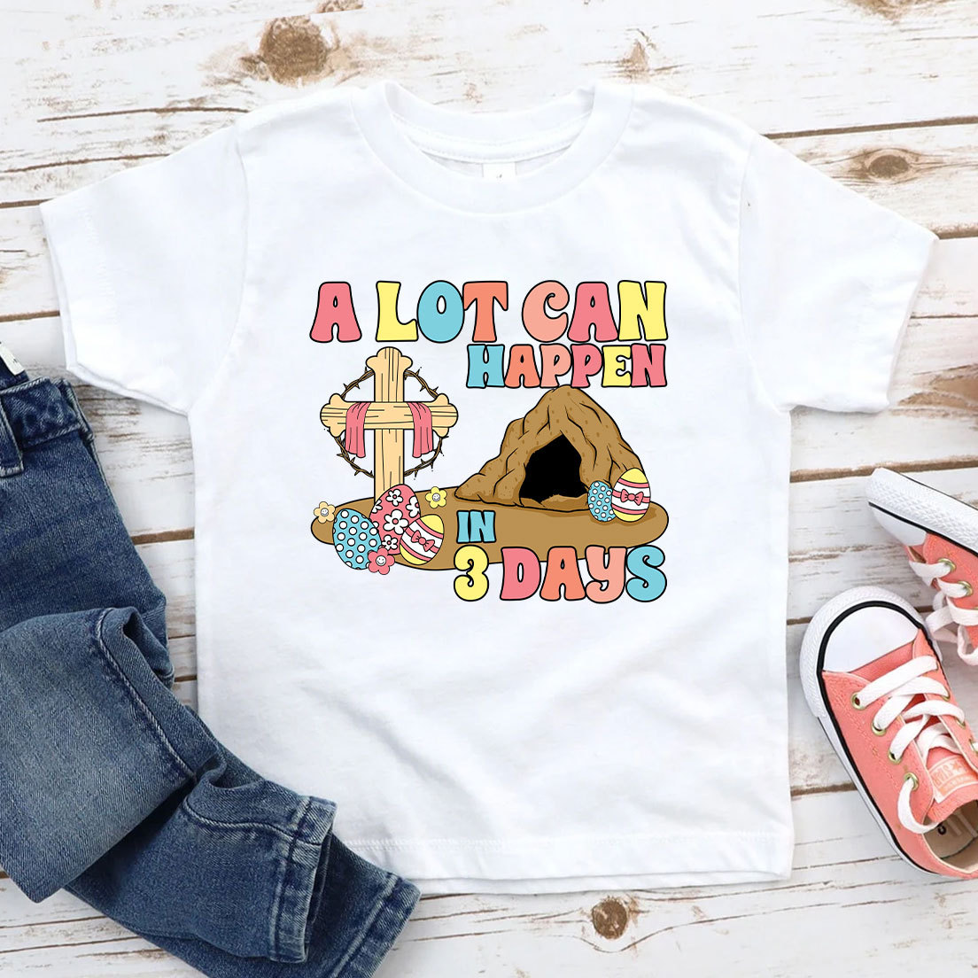 A Lot Can Happen In 3 Days Christian Kid T-Shirt