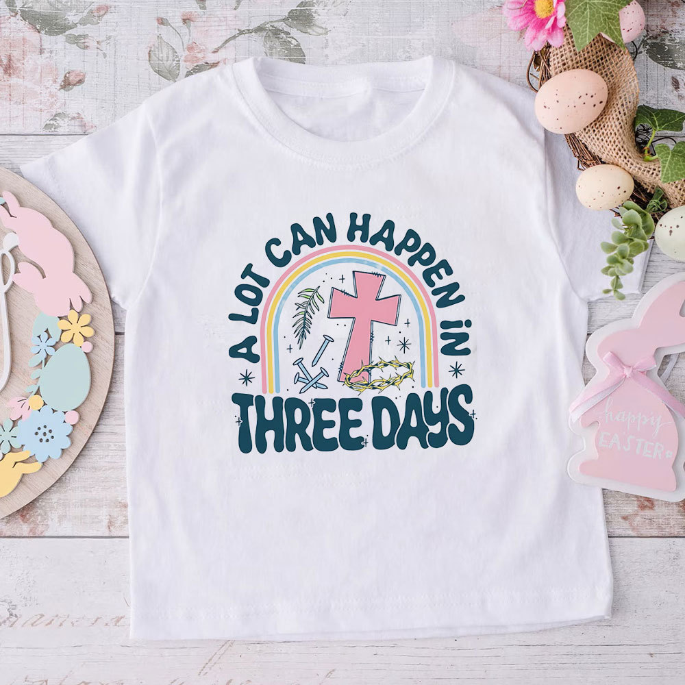 He Is Risen Christian Kid T-Shirt Sale - GuidingCross