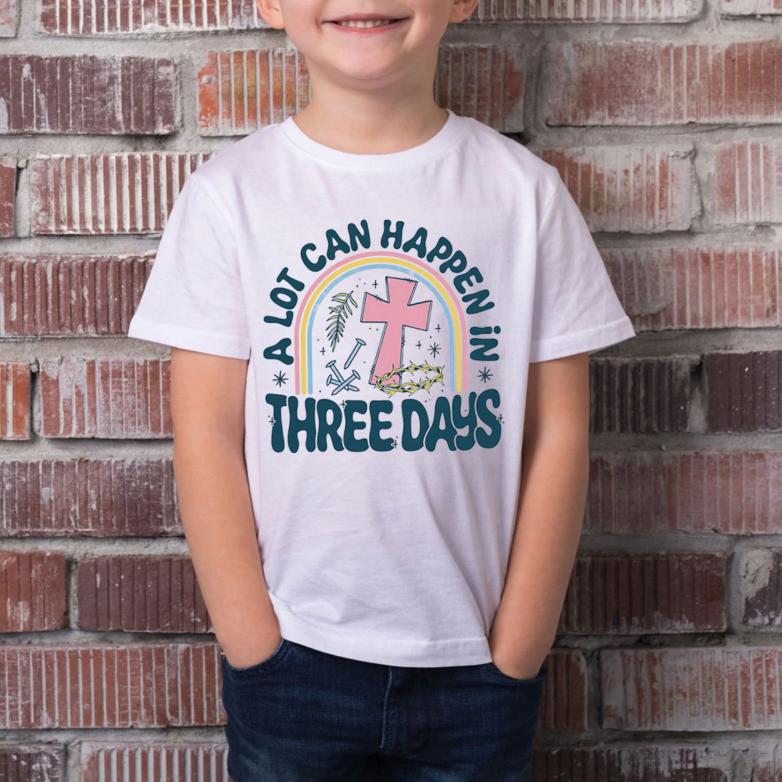 A Lot Can Happen In 3 Days Christian Kid  T-Shirt