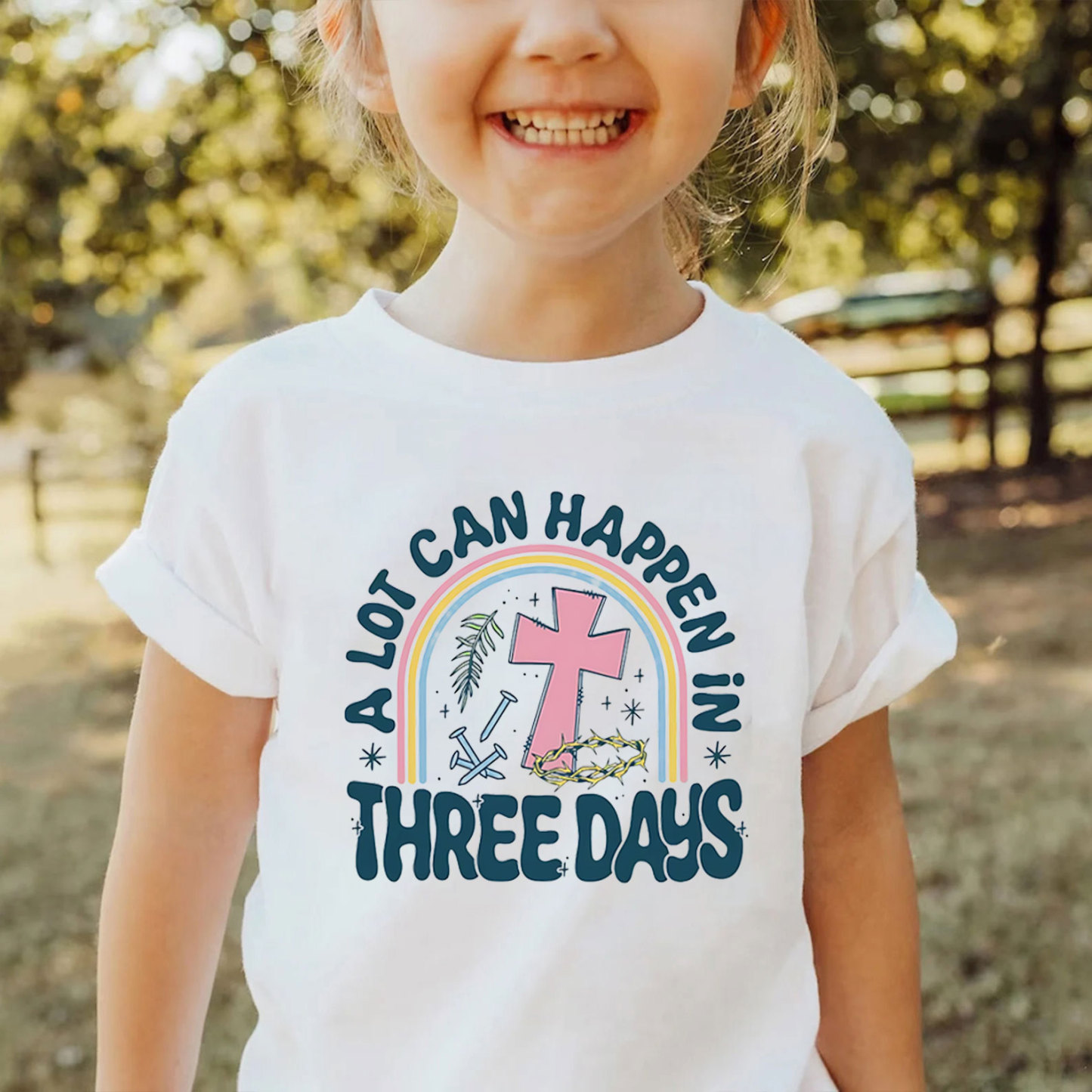 A Lot Can Happen In 3 Days Christian Kid  T-Shirt