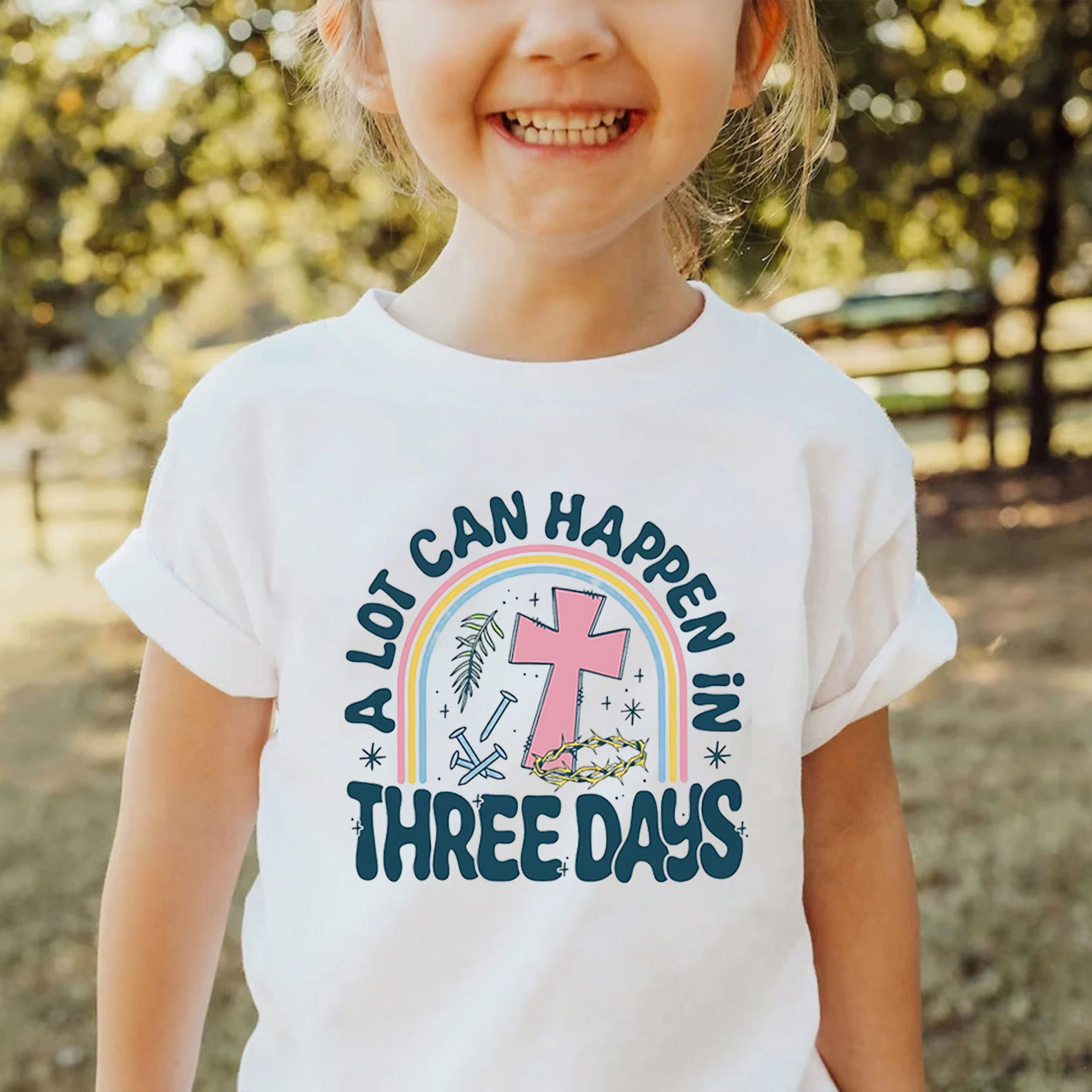 A Lot Can Happen In 3 Days Christian Kid  T-Shirt