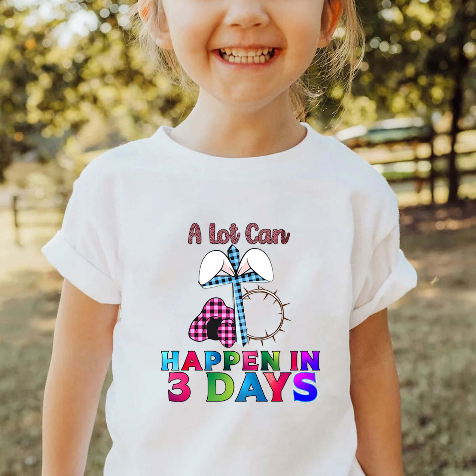 A Lot Can Happen In 3 Days Christian Kid T-Shirt