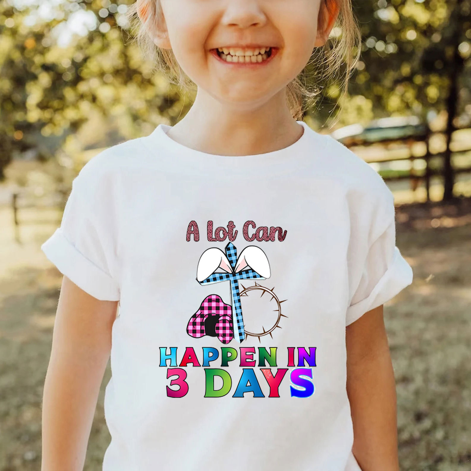 A Lot Can Happen In 3 Days Christian Kid T-Shirt