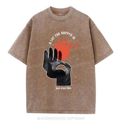 A Lot Can Happen In 3 Days Christian Washed T-Shirt