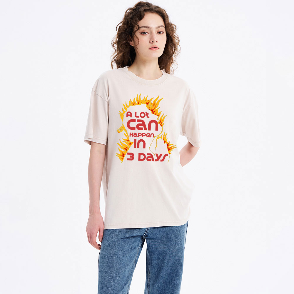 A Lot Can Happen In 3days Christian Washed T-Shirt