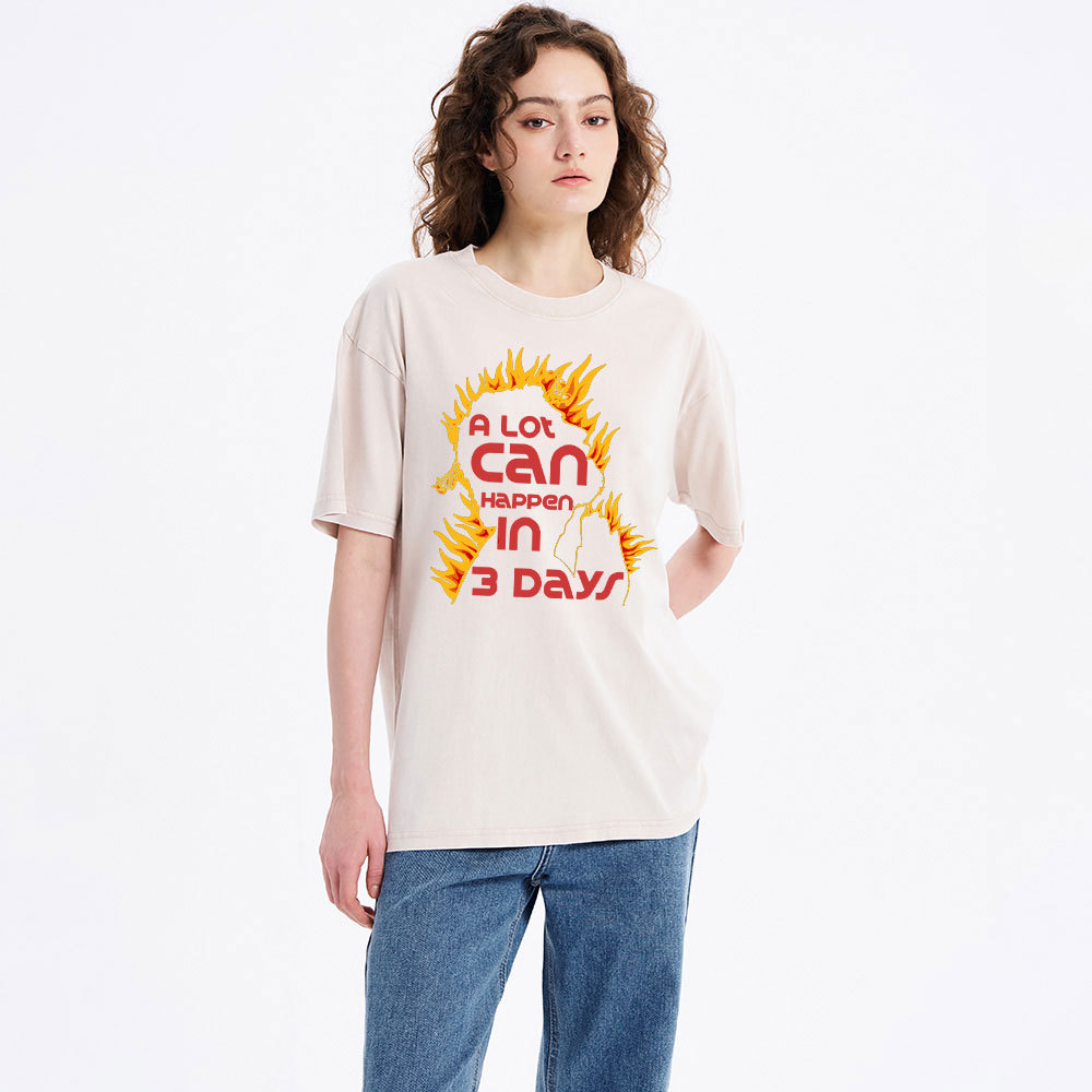 A Lot Can Happen In 3days Christian Washed T-Shirt