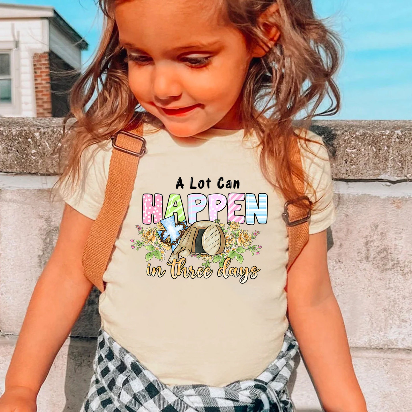 A Lot Can Happen In Three  Days Christian Kids T-Shirt