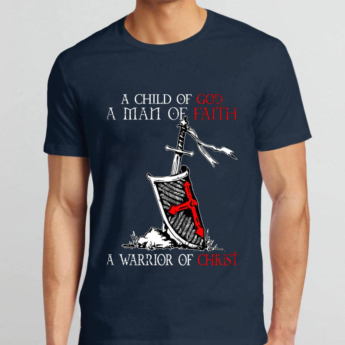 A Man Of Faith Christian T-Shirt