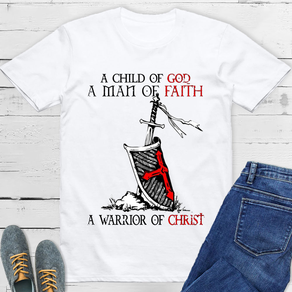 A Man Of Faith Christian T-Shirt