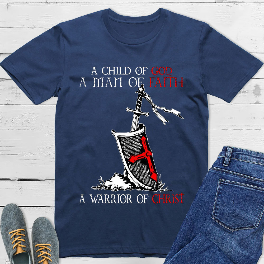 A Man Of Faith Christian T-Shirt