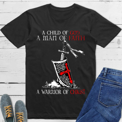 A Man Of Faith Christian T-Shirt