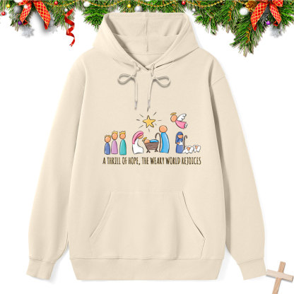 A Thrill Of Hope Classic Christian Hoodie