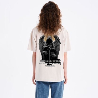 A Time To Love And A Time To Hate Christian Washed T-Shirt