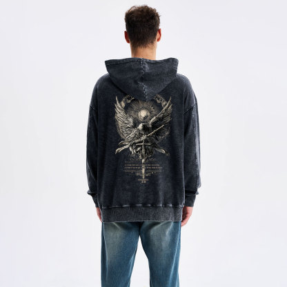 A Time To Love And Time To Hate Christian Washed Hoodie