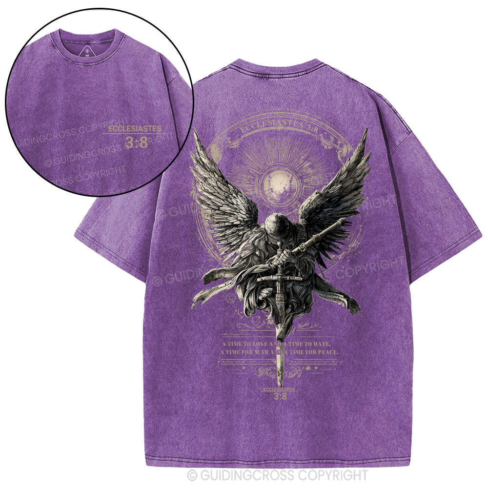 A Time To Love And Time To Hate Christian Washed T-Shirt