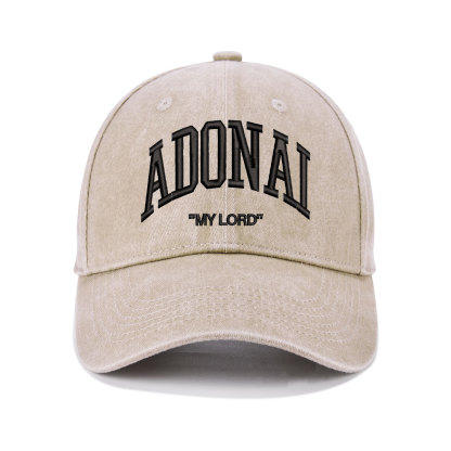ADONAI Christian Washed Hat