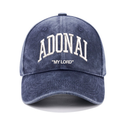 ADONAI Christian Washed Hat