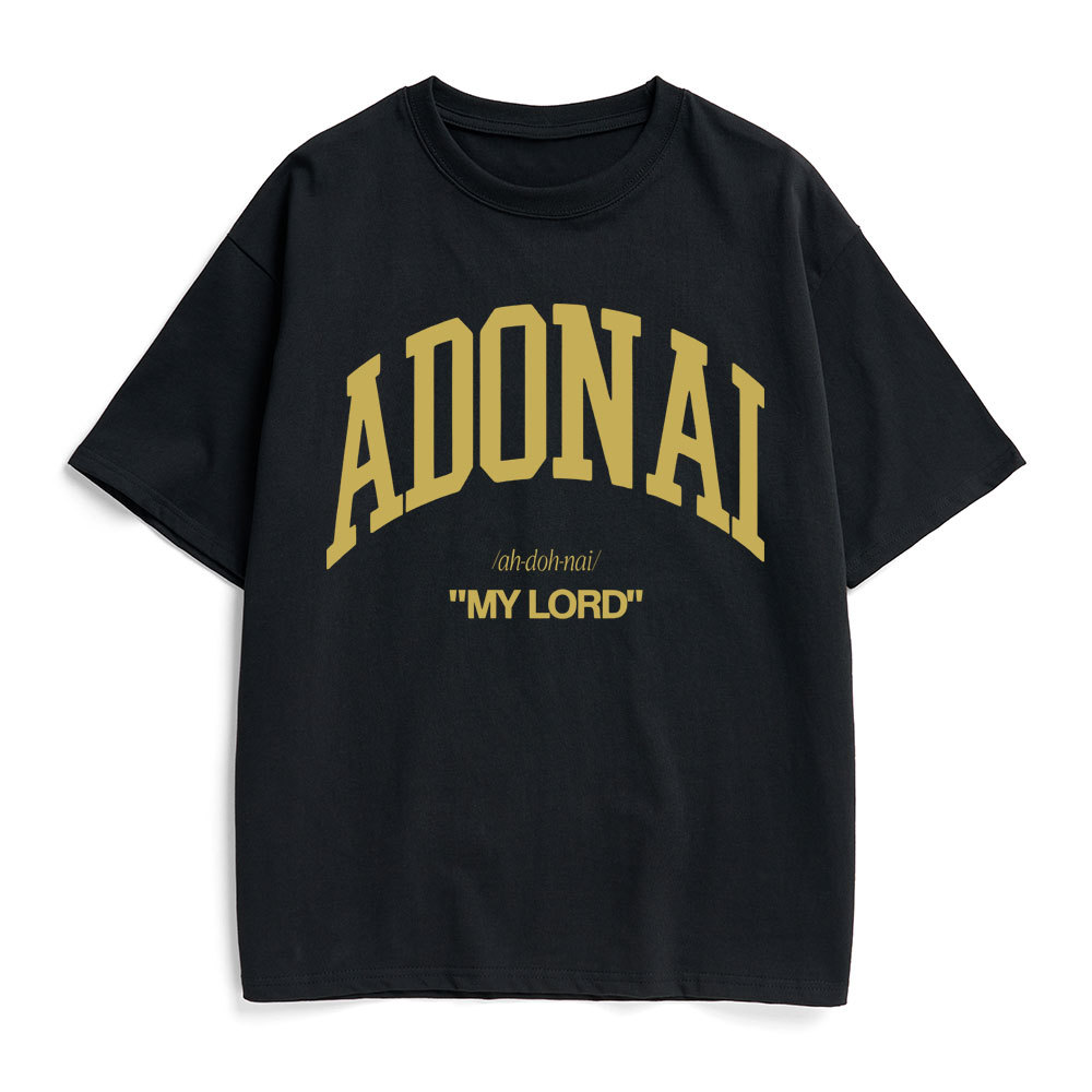 ADONAI My Lord Christian Heavy Cotton T-Shirt