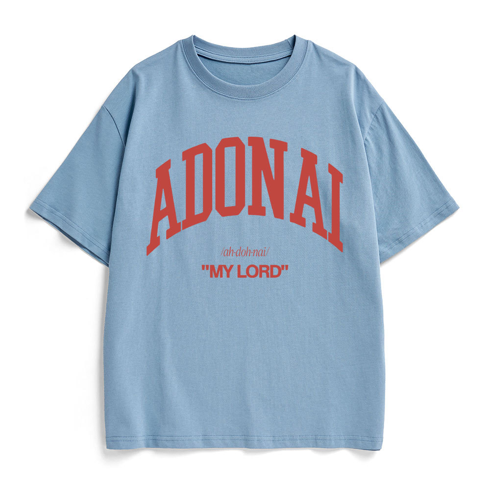 ADONAI My Lord Christian Heavy Cotton T-Shirt
