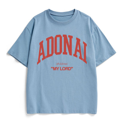 ADONAI My Lord Christian Heavy Cotton T-Shirt
