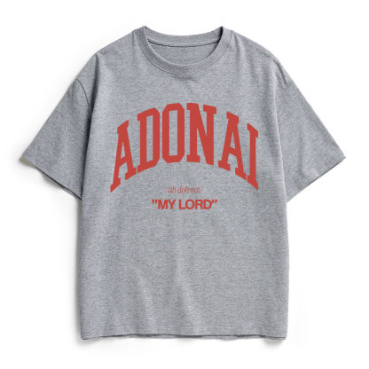 ADONAI My Lord Christian Heavy Cotton T-Shirt
