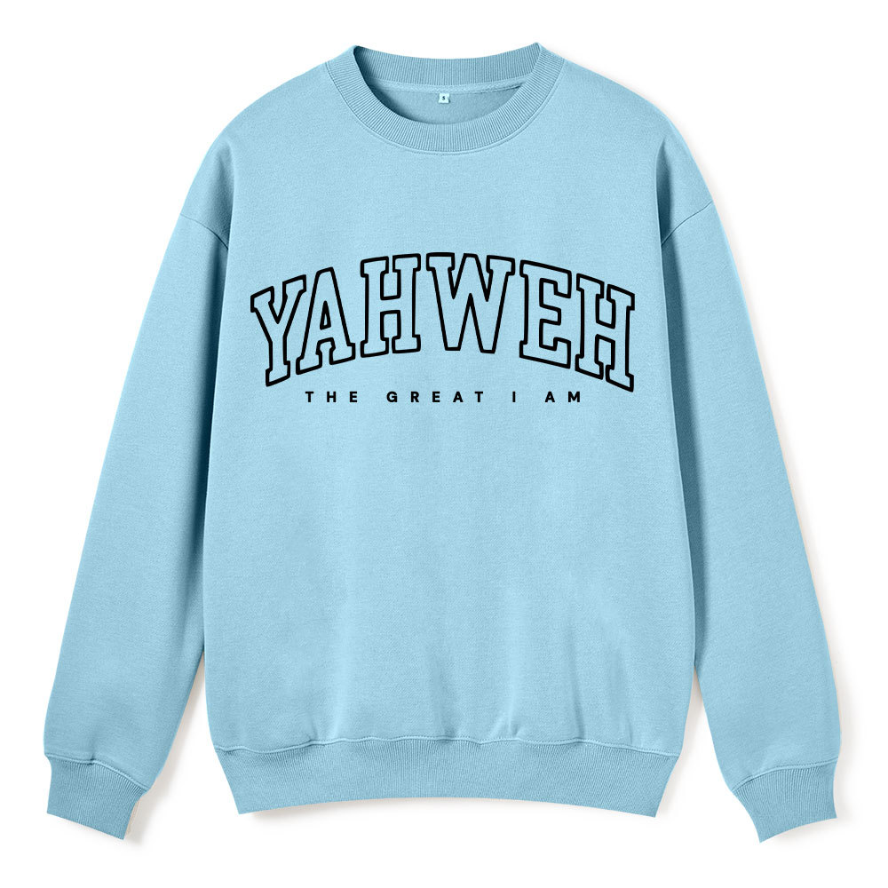YAHWEH Christian Fleece Sweatshirt Sale - GuidingCross