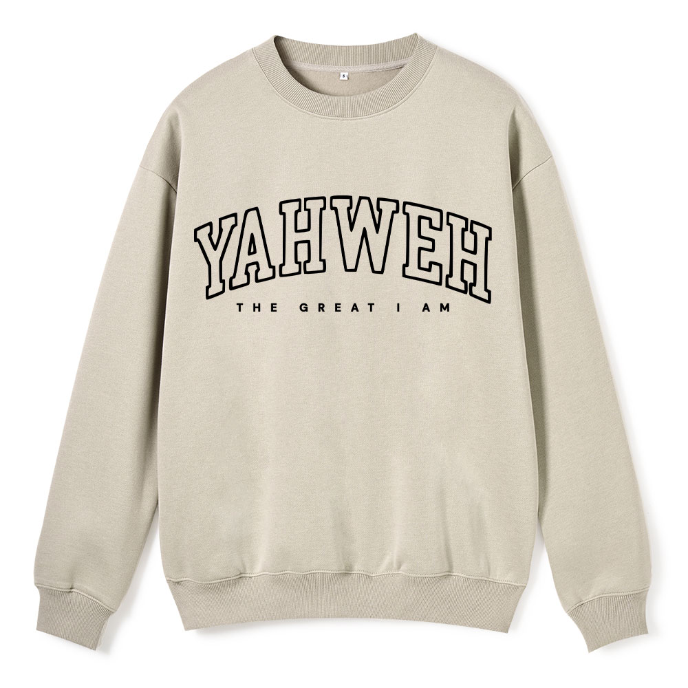 YAHWEH Christian Fleece Sweatshirt