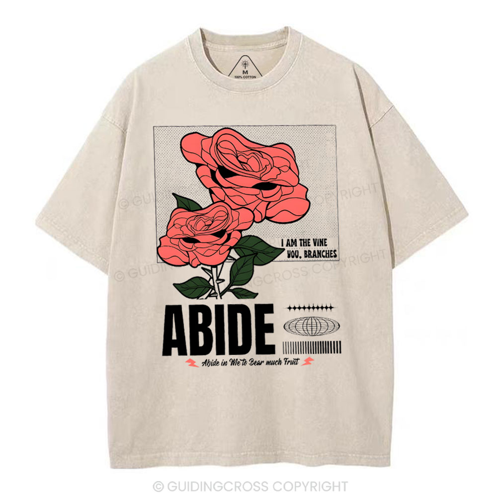 Abide Christian Washed T-Shirt