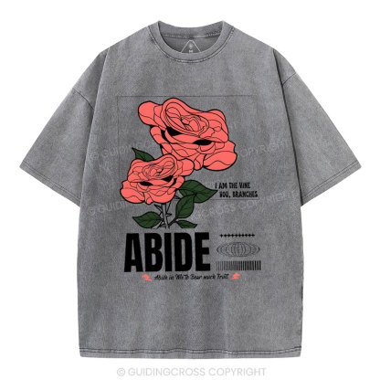 Abide Christian Washed T-Shirt