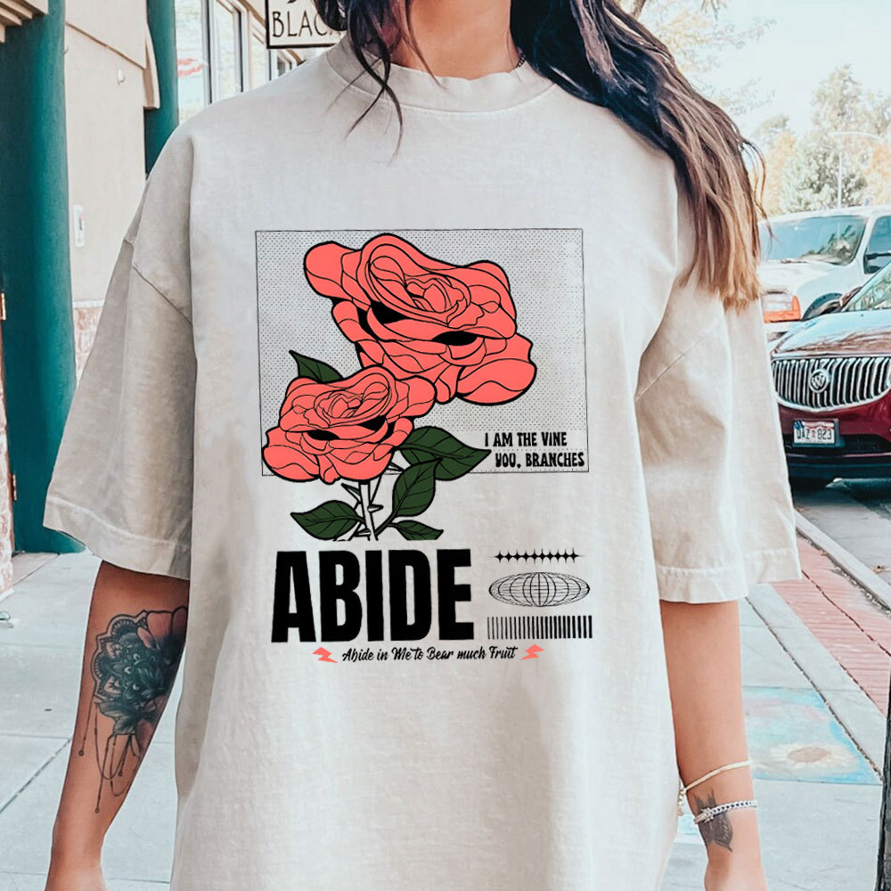 Abide Christian Washed T-Shirt