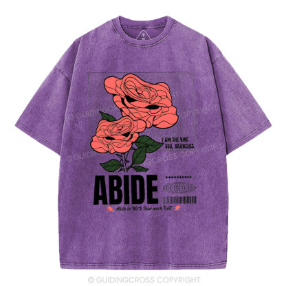 Abide Christian Washed T-Shirt