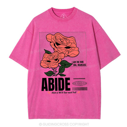 Abide Christian Washed T-Shirt