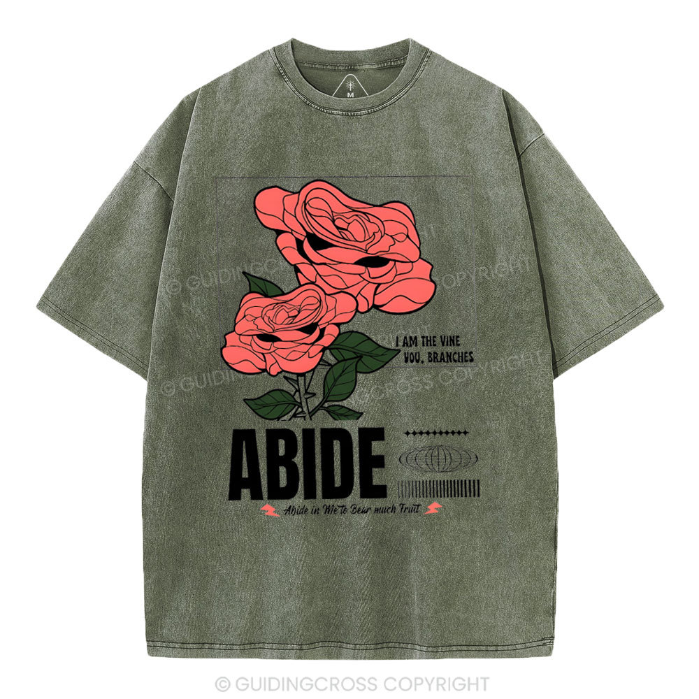 Abide Christian Washed T-Shirt